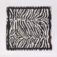 Women's textile headscarf zebra print black and milk(2e0b0904-4406-11ef-9a4e-00155d004616) photo 1