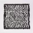 Women's textile headscarf zebra print black and milk(2e0b0904-4406-11ef-9a4e-00155d004616) photo 1