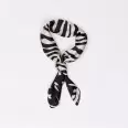 Women's textile headscarf zebra print black and milk(2e0b0904-4406-11ef-9a4e-00155d004616) photo 3