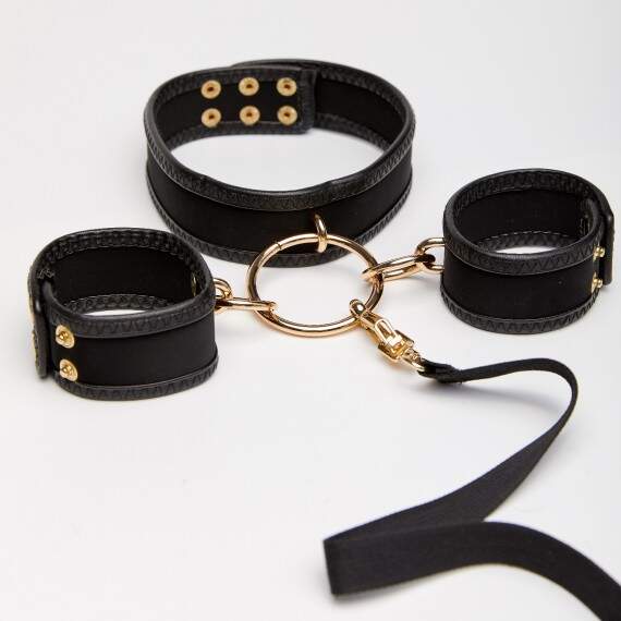 Set of handcuffs and collar with leash(9320ccb8-4340-11ef-9a4e-00155d004616) photo 1