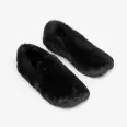 Home slippers made of artificial plush  black(e0fb710e-058b-11f0-ad23-00155d004616) photo 1