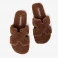 Шльопанці домашні зі штучного плюшу коричневі(01ace939-049f-11f0-ad23-00155d004616) фото 2