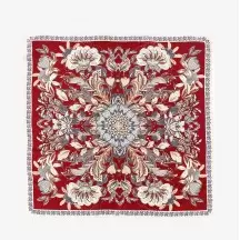 Women's Burgundy Baroque Kerchief(8f80168c-d9a3-11f0-b42c-00155d004616) photo 1