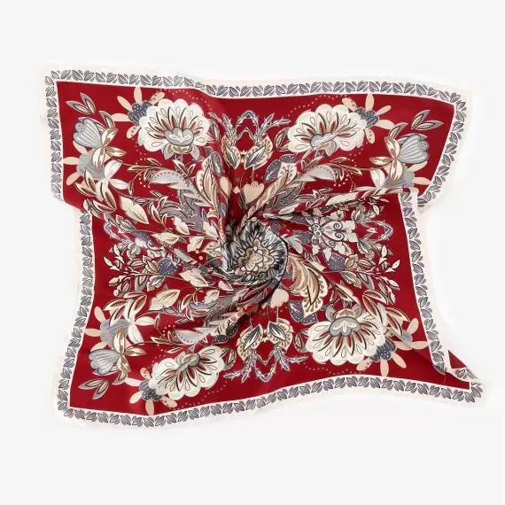 Women's Burgundy Baroque Kerchief(8f80168c-d9a3-11f0-b42c-00155d004616) photo 3