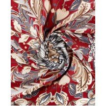 Women's Burgundy Baroque Kerchief(8f80168c-d9a3-11f0-b42c-00155d004616) photo 4
