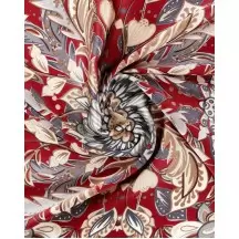 Women's Burgundy Baroque Kerchief(8f80168c-d9a3-11f0-b42c-00155d004616) photo 4