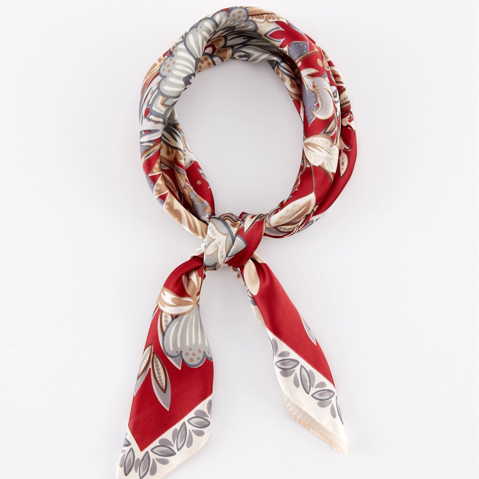 Women's Burgundy Baroque Kerchief(8f80168c-d9a3-11f0-b42c-00155d004616) photo 2