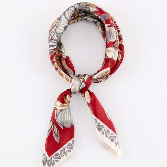 Women's Burgundy Baroque Kerchief(8f80168c-d9a3-11f0-b42c-00155d004616) photo 2