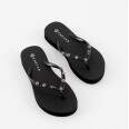 Women's Black Flip-Flops Adorned with Metal Charms(d53b5bf3-6d10-11f0-8226-00155d004616) photo 1