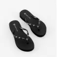 Women's Black Flip-Flops Adorned with Metal Charms(d53b5bf3-6d10-11f0-8226-00155d004616) photo 1