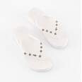 Women's White Flip-Flops Adorned with Metal Charms(d53b5bfb-6d10-11f0-8226-00155d004616) photo 1