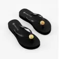 Golden Shell Black Flip-Flops(d53b5c0c-6d10-11f0-8226-00155d004616) photo 1