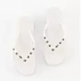 Women's White Flip-Flops Adorned with Metal Charms(d53b5bfb-6d10-11f0-8226-00155d004616) photo 2