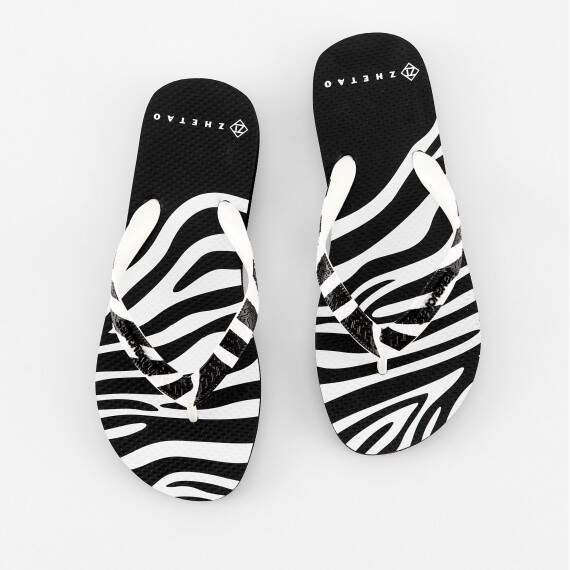 Zebra Print Beach Flip-Flops(d53b5c03-6d10-11f0-8226-00155d004616) photo 2