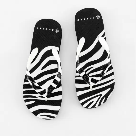 Zebra Print Beach Flip-Flops(d53b5c03-6d10-11f0-8226-00155d004616) photo 2