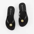 Golden Shell Black Flip-Flops(d53b5c0c-6d10-11f0-8226-00155d004616) photo 2