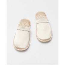 Women's satin dusty beige house slippers(0edec2a4-22ad-11f1-badc-00155d004616) photo 1