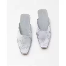 Women's light grey floral print house slippers(0edec2b6-22ad-11f1-badc-00155d004616) photo 2