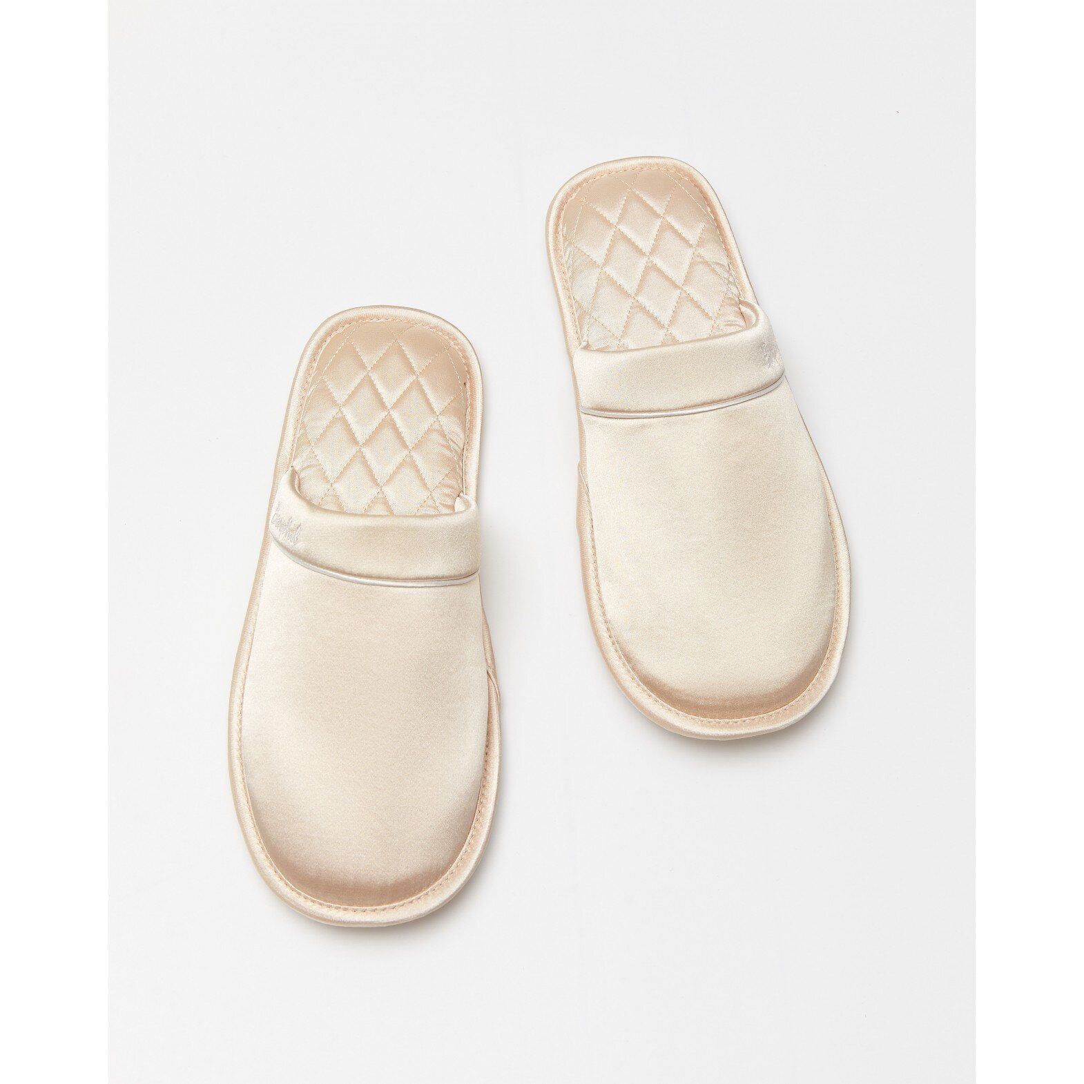 Women's satin dusty beige house slippers(0edec2a4-22ad-11f1-badc-00155d004616) photo 2