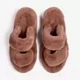 Slippers house from faux fur with two jumpers (brown, orange)(e4858c8a-80b2-11eb-8cda-00155d004615) photo 2