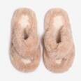 Slippers  of faux fur (beige, pink)(e4858c6e-80b2-11eb-8cda-00155d004615) photo 1