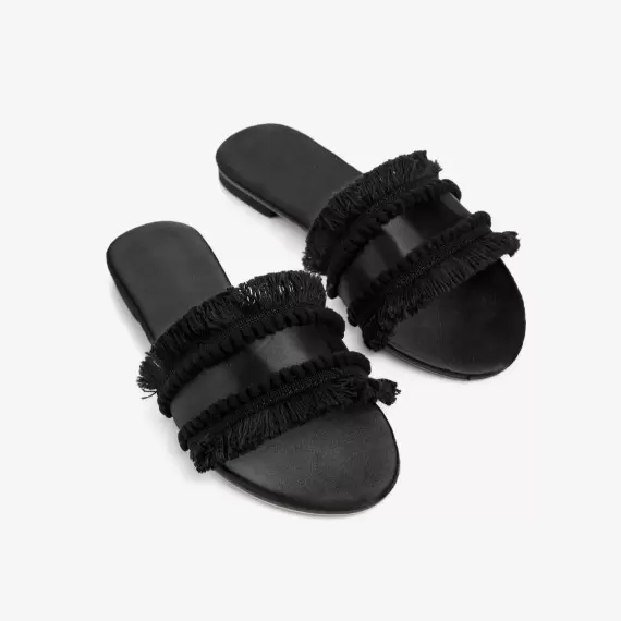 Women's satin slippers
