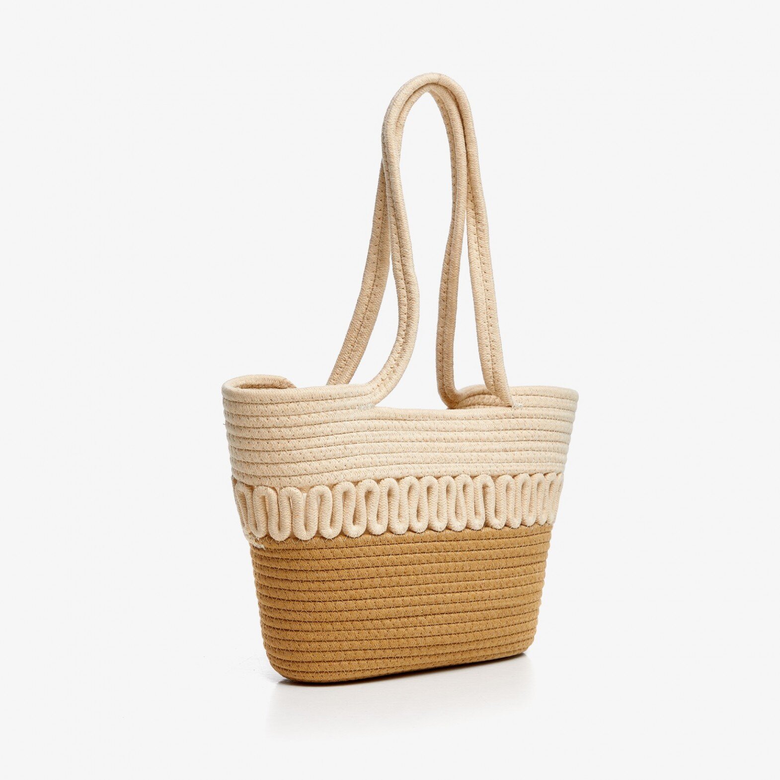 Beach bag made of cotton jute(61b0913c-06bb-11ee-846e-00155d004615) photo 1