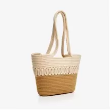 Beach bag made of cotton jute(61b0913c-06bb-11ee-846e-00155d004615) photo 1