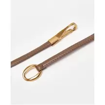 1 cm Nude Leather Belt with Gold Buckle(75c145bb-9c93-11f1-80d2-000c299665e6) photo 2