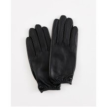 Women's black gloves with decorative button(2586e906-9d53-11f1-80d2-000c299665e6) photo 1