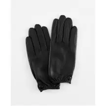 Women's black gloves with decorative button(2586e906-9d53-11f1-80d2-000c299665e6) photo 1