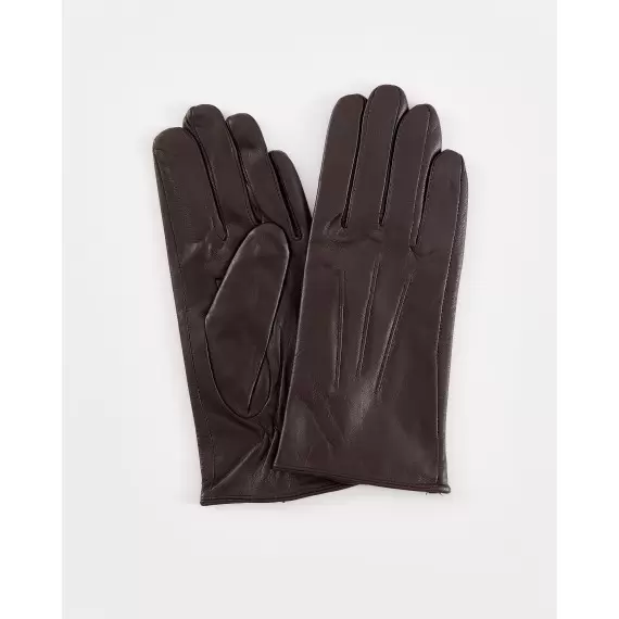 Women's gloves in chocolate brown