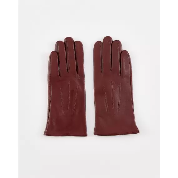 Women's red gloves