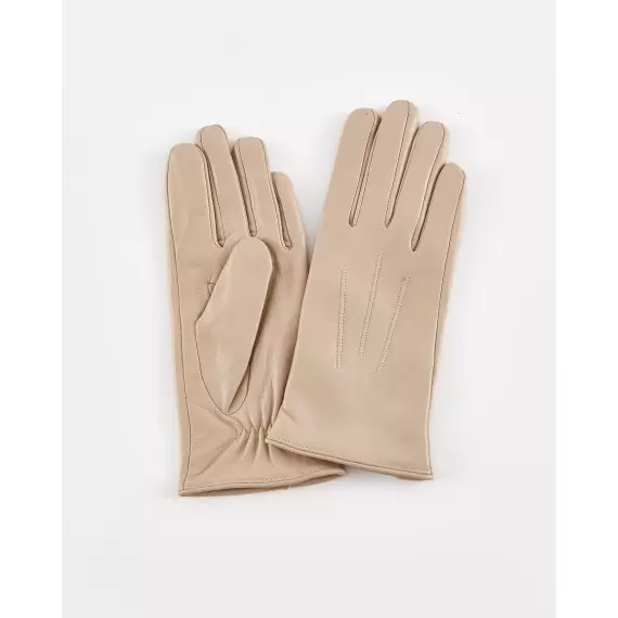 Women's cream gloves