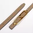 Leather belt for women's pants with a light beige metal buckle(2e0b08e0-4406-11ef-9a4e-00155d004616) photo 2