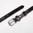 Leather belt for women's trousers with a black metal buckle(3c1a7e33-378c-11ef-a7fe-00155d004616) photo 2