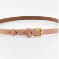 Пасок шкіряний для штанів жіночий з металевою пряжкою ш.2см світло-бежевий(84f22850-d1e2-11f0-b42c-00155d004616) photo 3