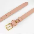 Пасок шкіряний для штанів жіночий з металевою пряжкою ш.2см світло-бежевий(84f22850-d1e2-11f0-b42c-00155d004616) photo 2