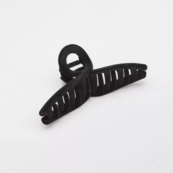 Hair clip-crab 13cm black oxamite