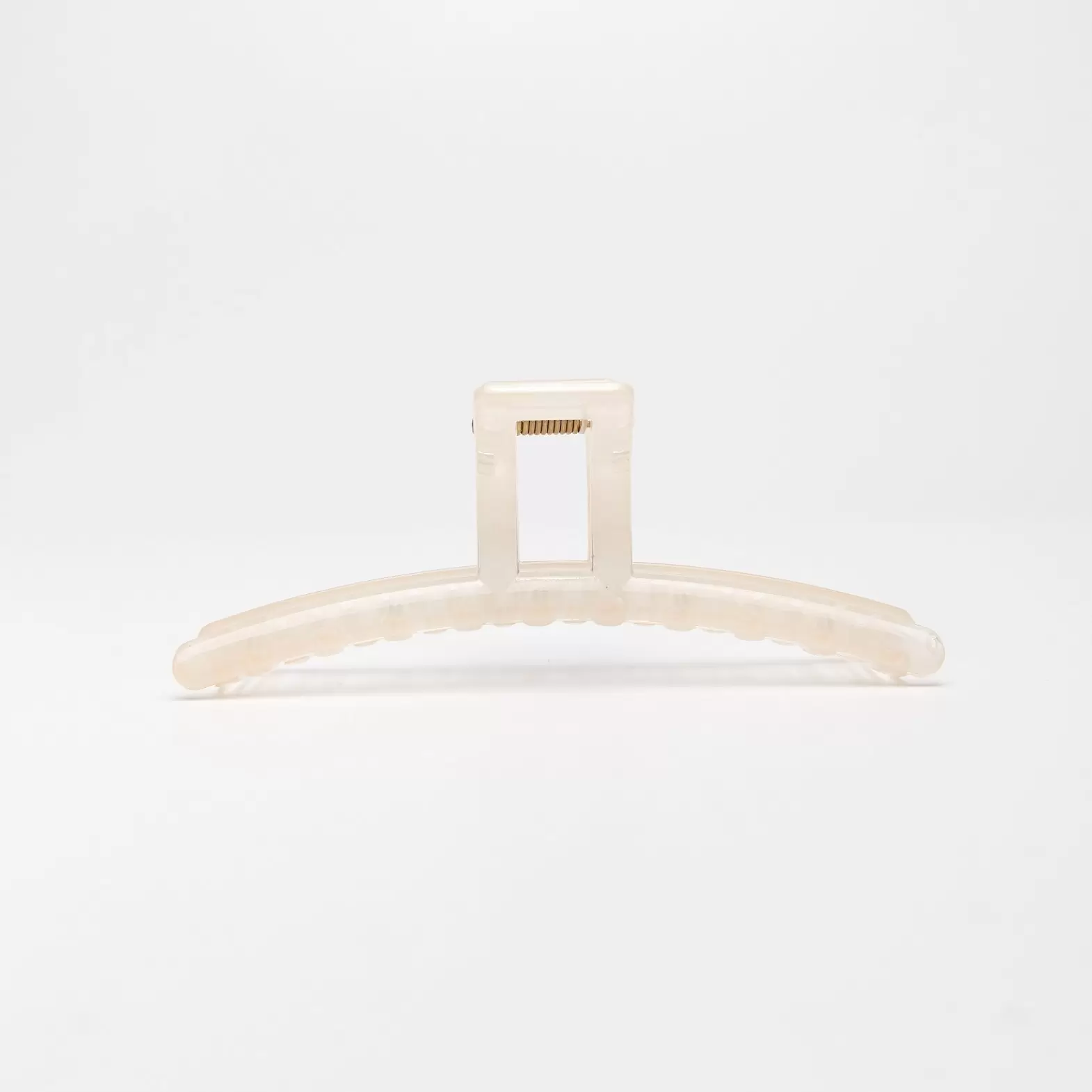 Hair clip-crab 13cm ivory